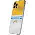 NFL Los Angeles Chargers White Striped iPhone 12 Pro Max Skin